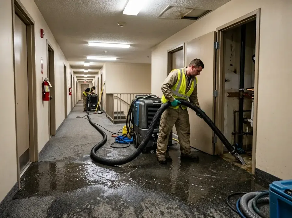 multi-unit-apartment-hallway-f-005 — frequently asked questions, Emergency Burst Pipe Water Extraction & Removal in Lower Gr…